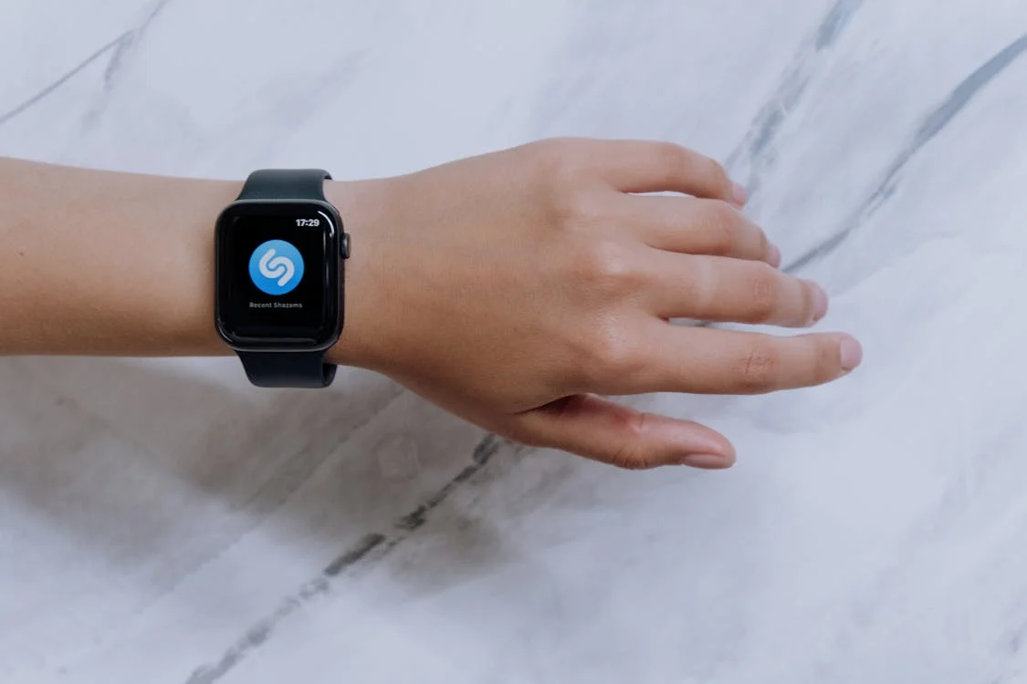 Shazam funcionando en un smartwatch