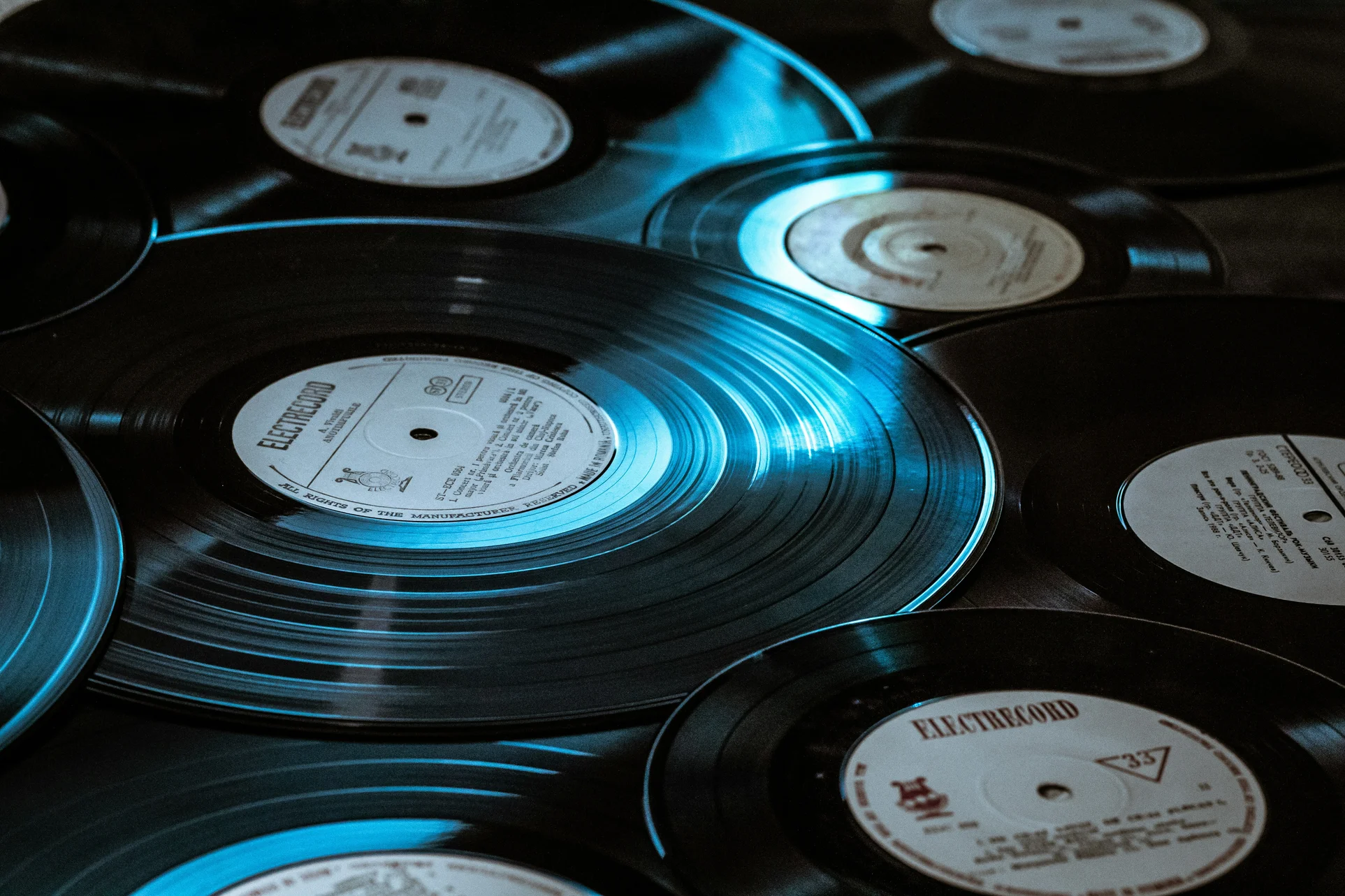 Discos de vinilo.