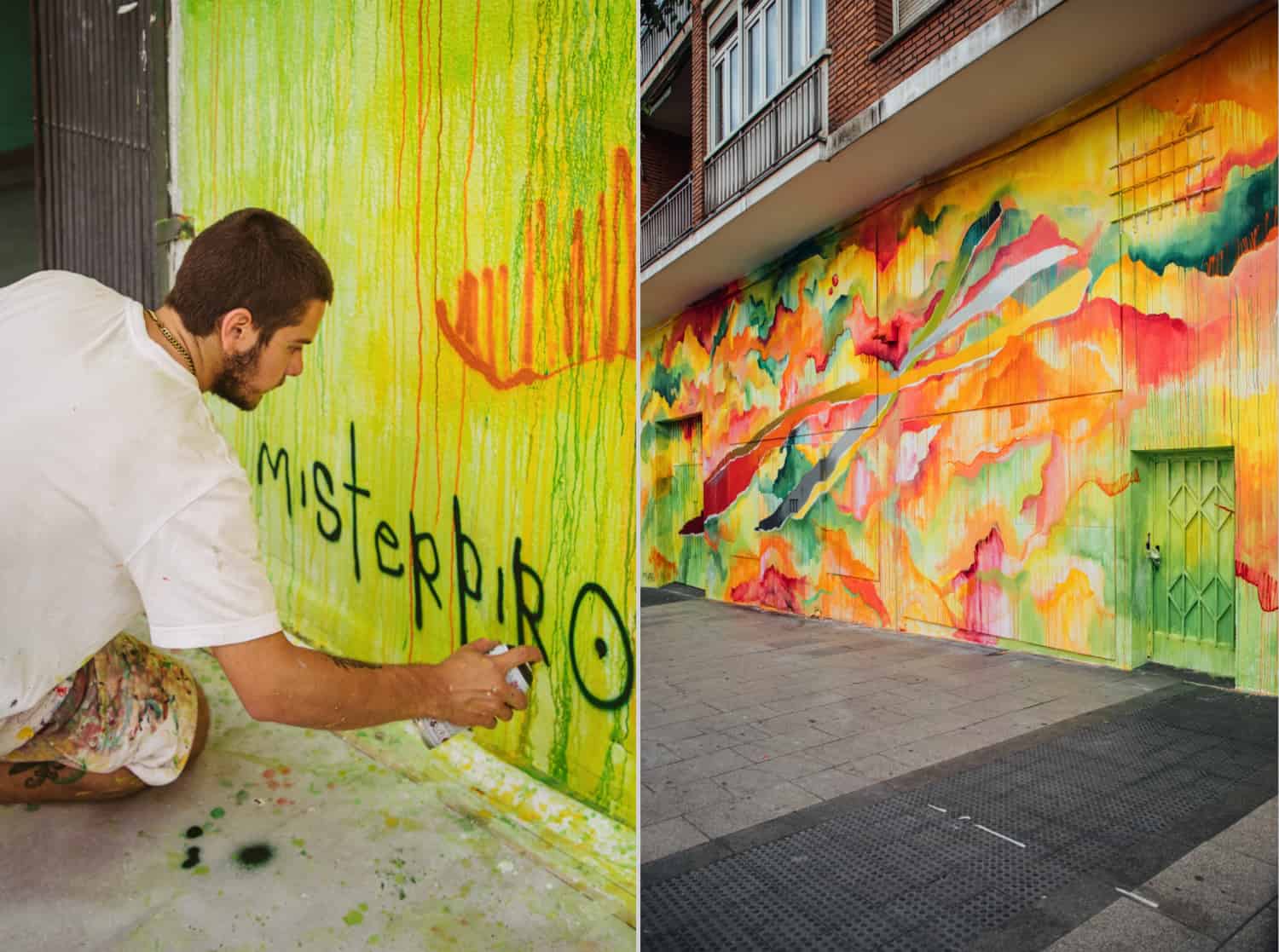 <p>Y la propuesta de vivir degustando cada momento, saboreando cada instante, despertando las emociones a través de los sentidos, con los bellos colores con los que trabaja Misterpiro o con los que nos regalan las elaboraciones de Cervezas Alhambra.</p>

<p>
	<br>
</p>

<p><img src="/storage/app/media/uploaded-files/calle-alhambra9.jpg" style="width: 300px;" class="fr-fic fr-dib" data-result="success" alt="misterpiro festival calle"></p>

<p>
	<br>
</p>

<p>Sumergido en el universo de los murales y la pintura con delicadas capas, <strong>Misterpiro se siente un artesano de los pinceles:</strong> “Me siento muy a gusto en lo artesanal, en mancharme las manos, en hacer el boceto a mano, sintiendo la pintura en la piel y el agua cayendo. He intentado llevar mi obra al entorno digital con tabletas, pero no tiene nada que ver”.</p>